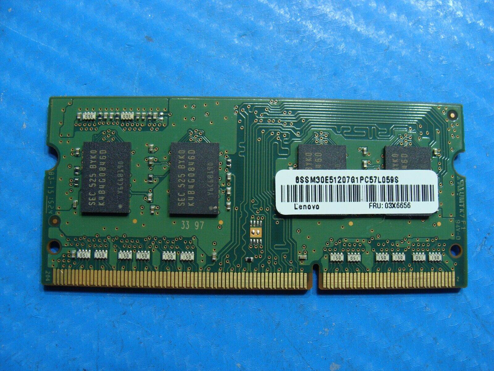 Lenovo T450 So-Dimm Samsung 4Gb Memory Ram PC3L-12800S M471B5173DB0-YK0 - Tested Computer Laptop Parts