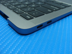 MacBook Air A1932 2018 MRE82LL/A 13" Top Case Palmrest NO Battery Gray 661-12592