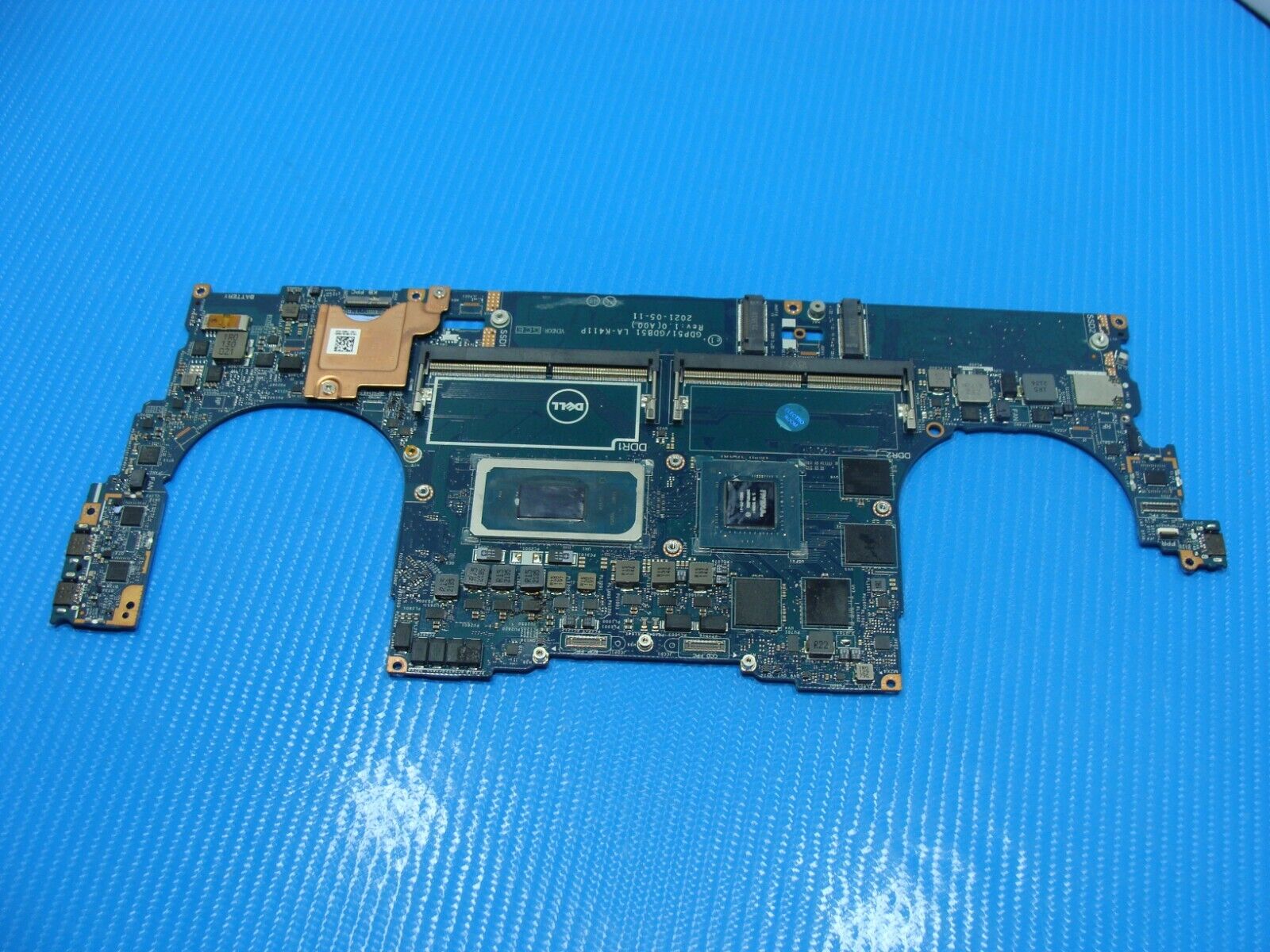 Dell XPS 15 9510 15.6" i7-11800H 2.3Ghz GeForce RTX3050 Motherboard WH7HY AS IS