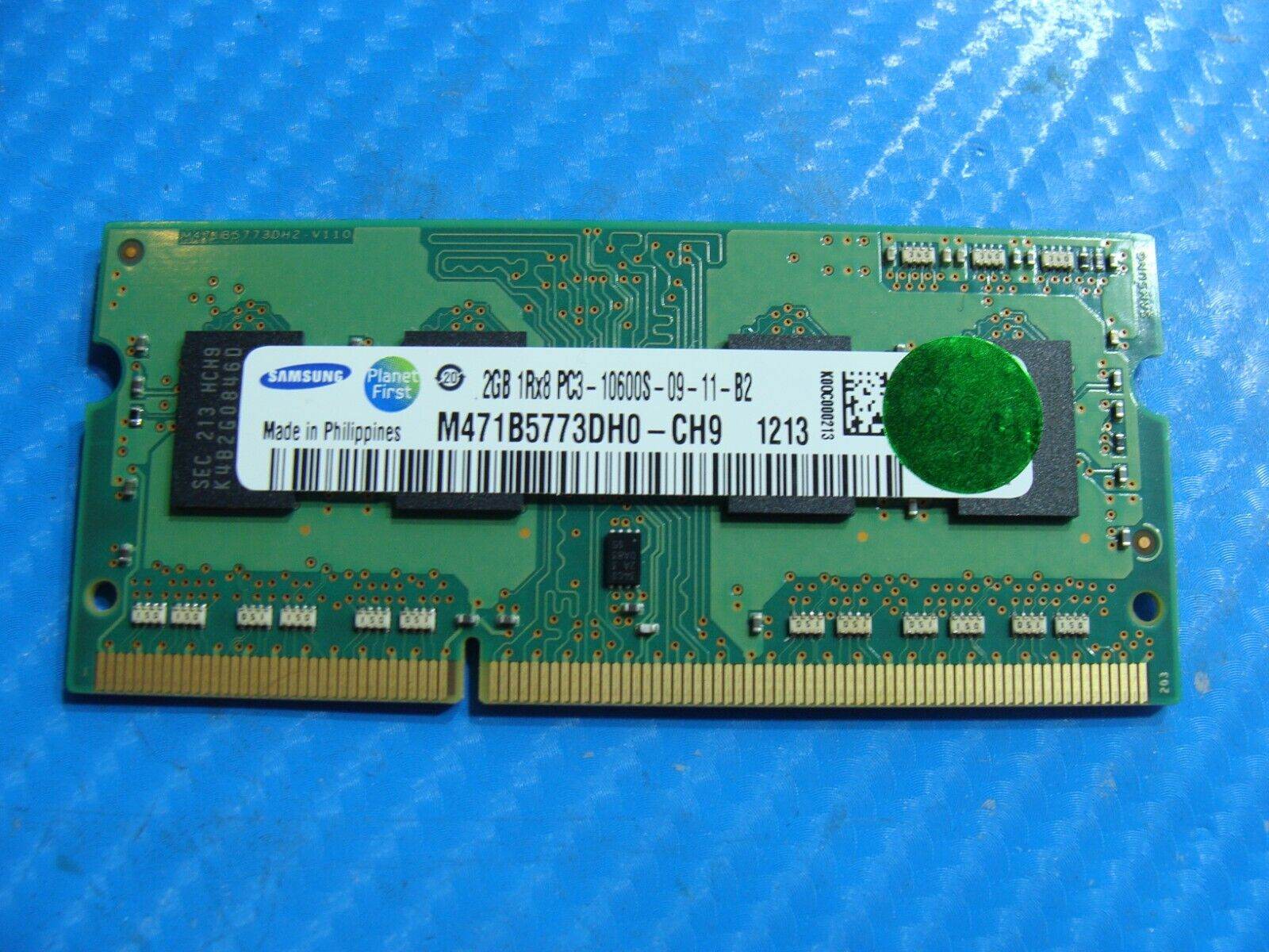 Asus U56E-BAL7 Samsung 2GB 1Rx8 PC3-10600S Memory RAM SO-DIMM M471B5773DH0-CH9 - Tested Computer Laptop Parts