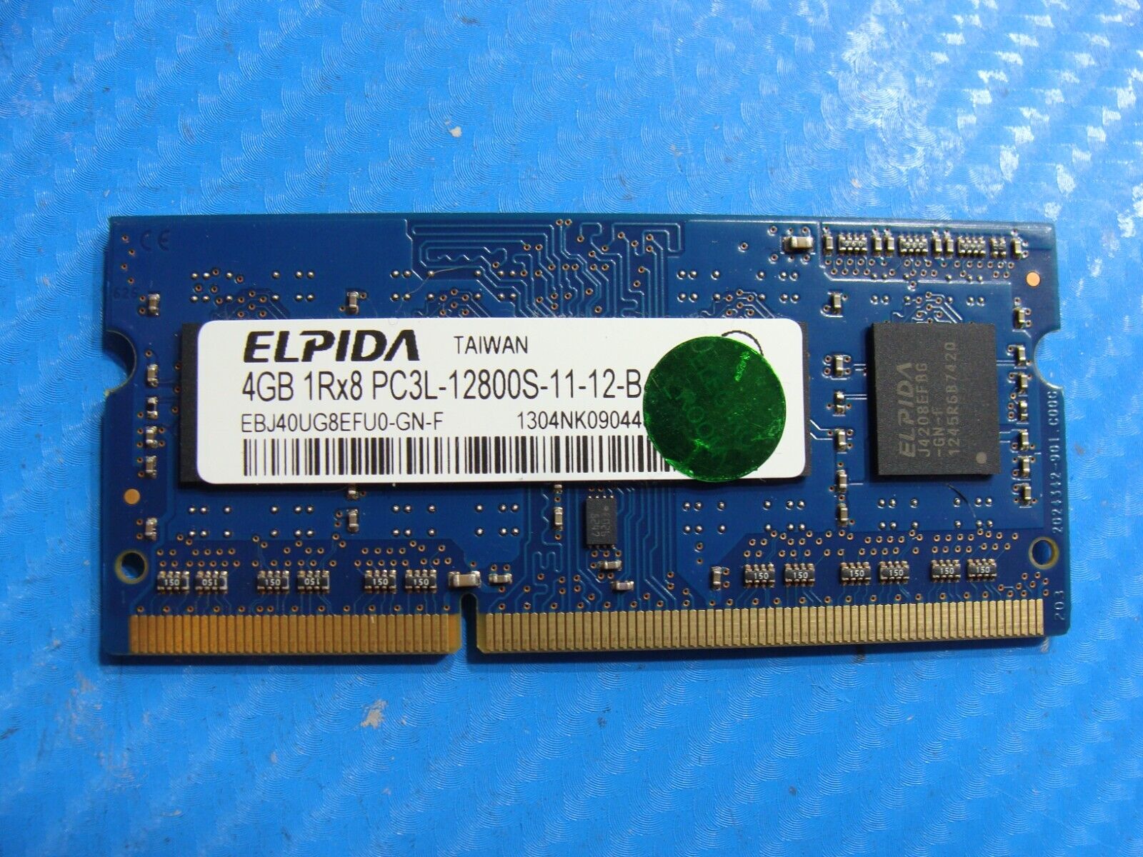 HP 4-1215dx Elpida 4GB 1Rx8 PC3L-12800S Memory RAM SO-DIMM EBJ40UG8EFU0-GN-F