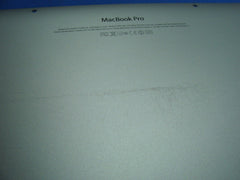 MacBook Pro 15" A1398 Early 2013 ME665LL/A Genuine Bottom Case Silver 923-0090