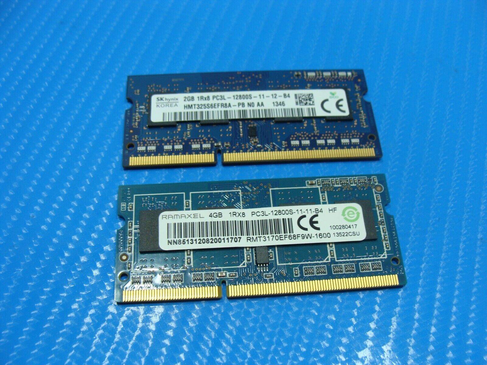 HP Envy 15-j 6GB (2GB & 4GB) Memory RAM SO-DIMM PC3L-12800S RMT3170EB68F9W-1600 - Tested Computer Laptop Parts