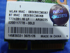 Sony SVE14AE13L SVE14A27CXH 14" OEM Wifi Wireless Card AR5B225 T77H281.16 LF ER* - Laptop Parts - Buy Authentic Computer Parts - Top Seller Ebay