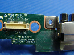 Lenovo ThinkPad 14.1" T410s OEM Laptop DC Jack VGA Board 42W8189 GLP* Lenovo