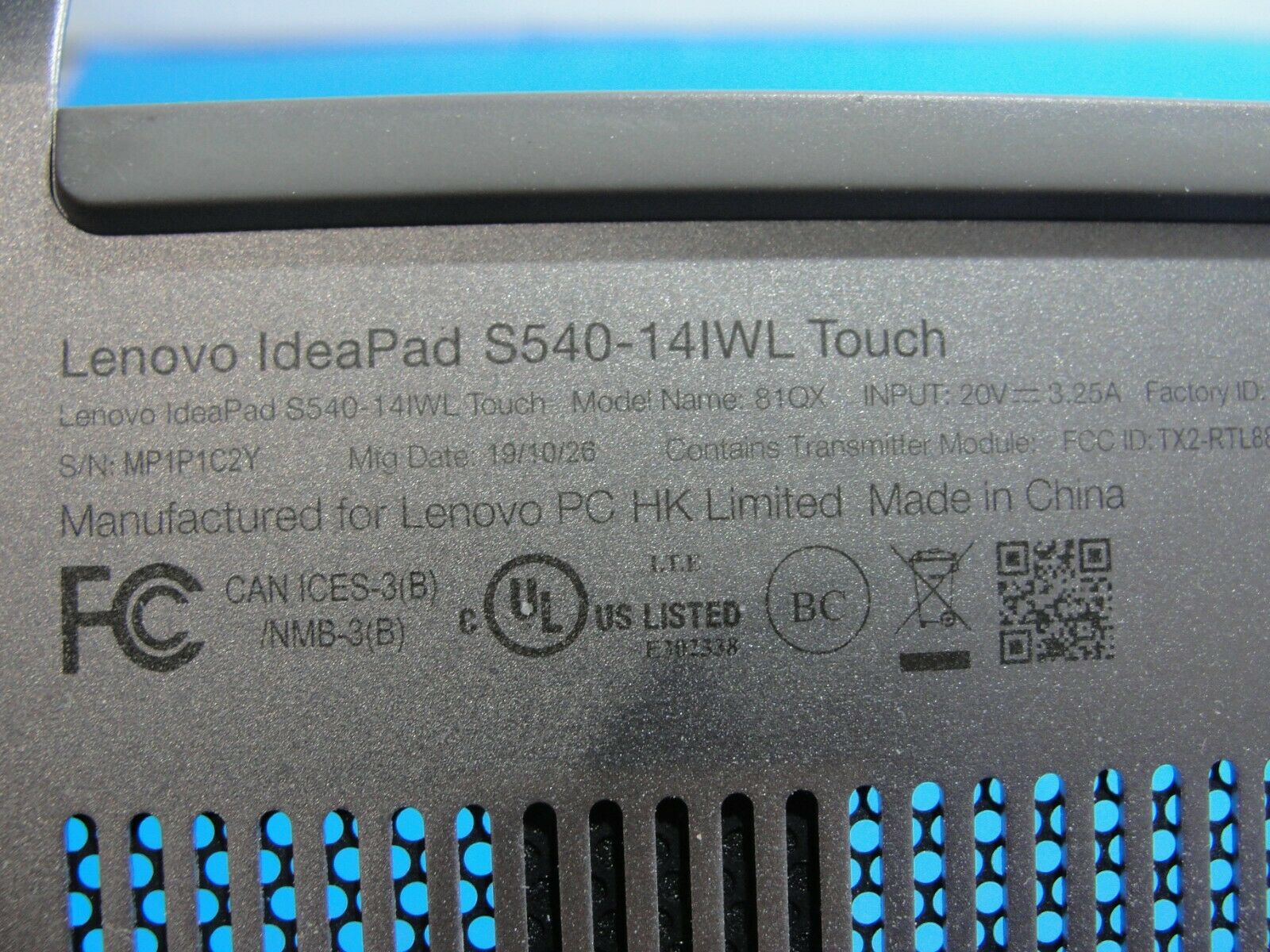 Lenovo IdeaPad S540-14IWL 14
