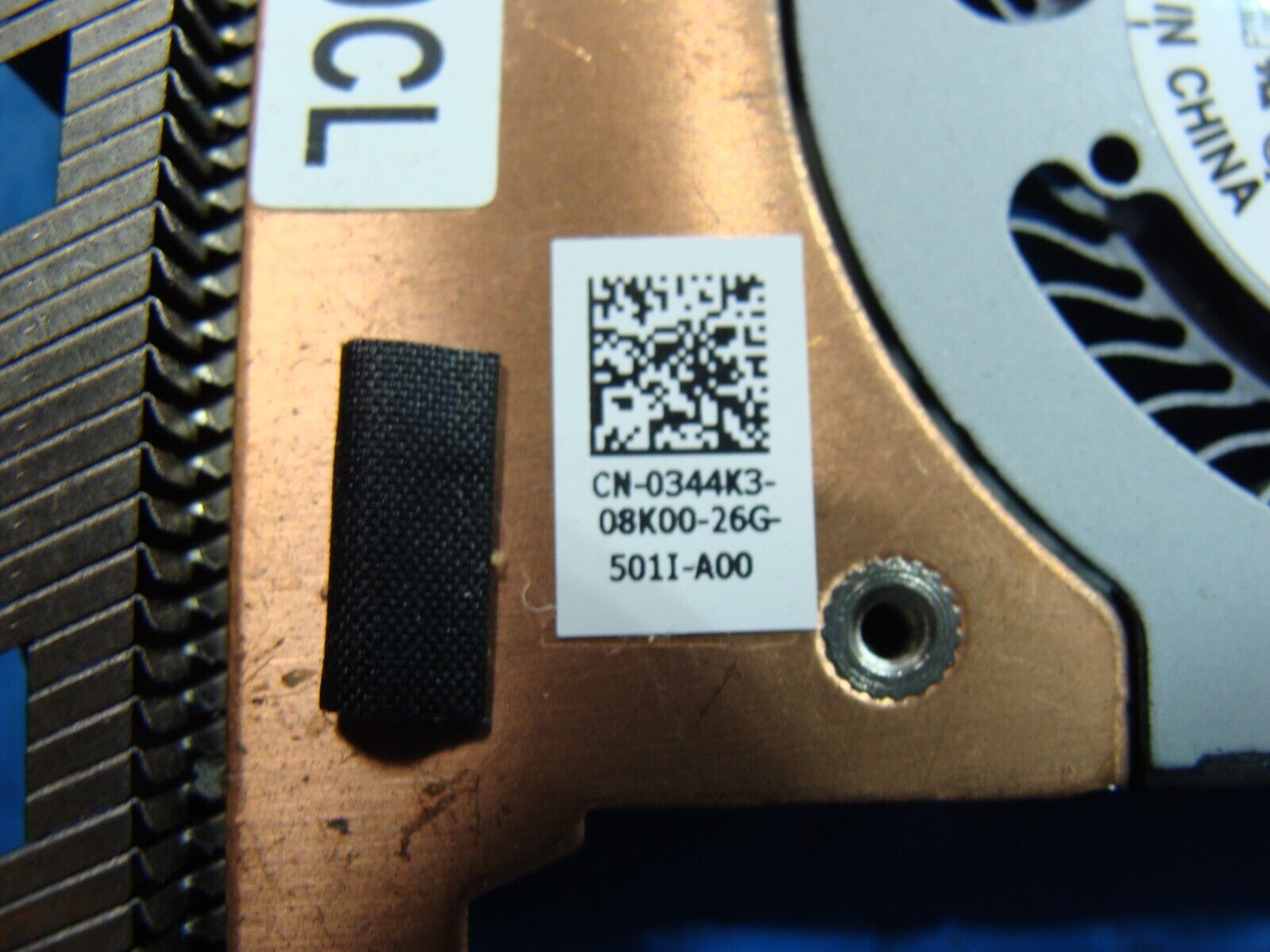 Dell Latitude 5410 14 CPU Cooling Fan w/Heatsink HHKD2 344K3 AT2UK0020CL