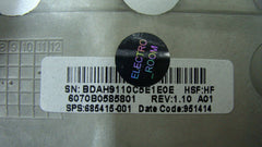 HP EliteBook 2570p 12.5" LCD Back Cover w/Front Bezel Hinges 685415-001