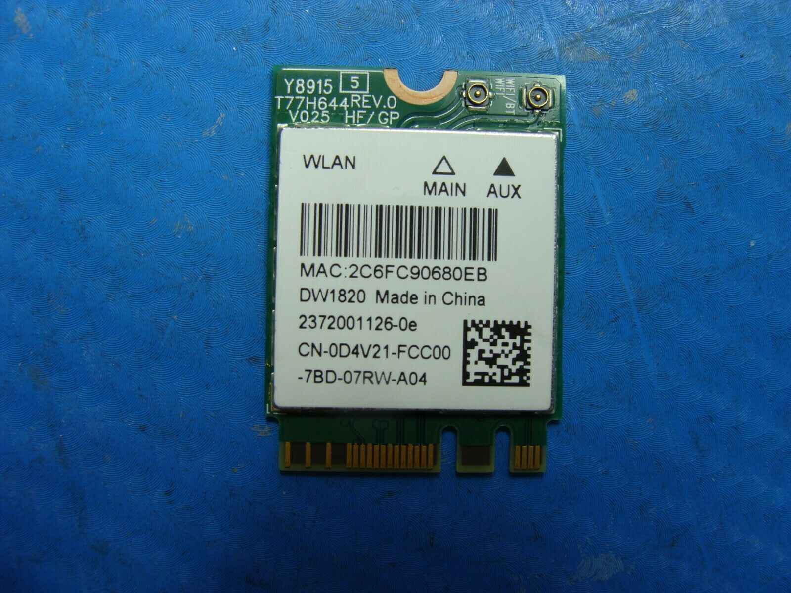 Dell Inspiron 5675 Genuine Desktop Wireless WiFi Card D4V21 QCNFA344A Dell