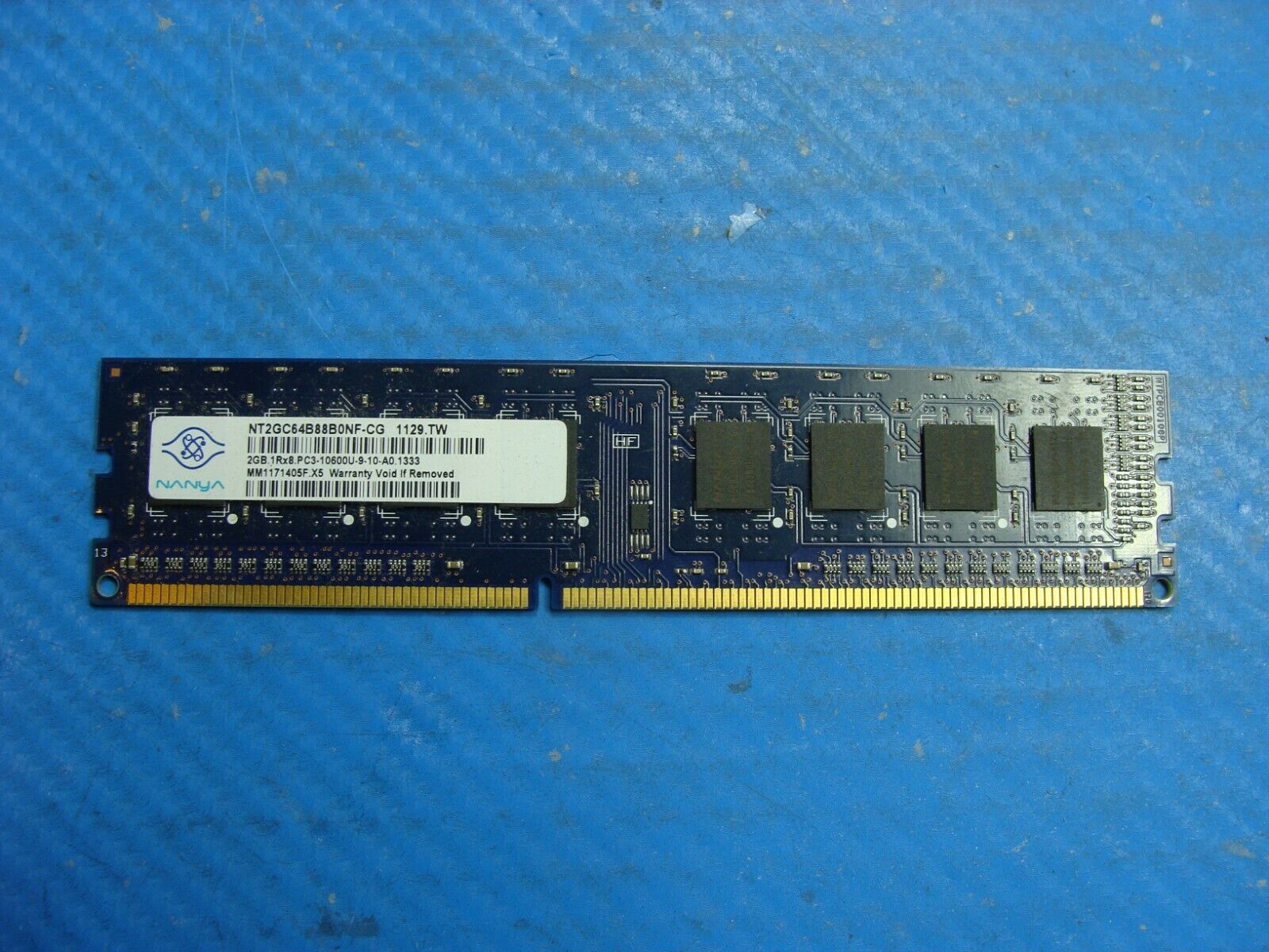 Dell XPS 8300 Genuine Nunyl SO-DIMM RAM Memory 2GB PC3-10600U NT2GC64B88B0NF-CG Dell