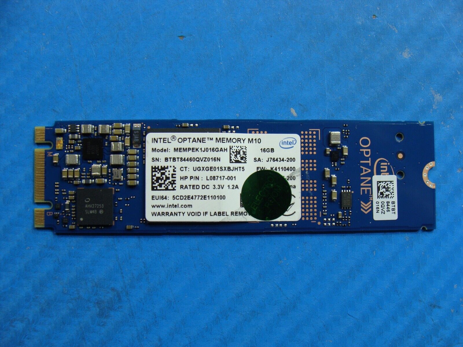 HP 17-by0022cy Intel 16GB NVMe M.2 SSD Solid State Drive MEMPEK1J016GAH