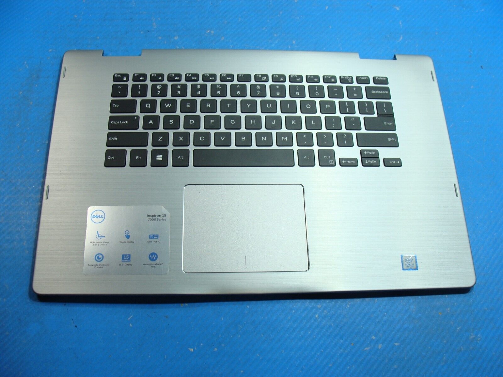 Dell Inspiron 15 7579 15.6 OEM Palmrest w/Touchpad Backlit Keyboard DW7JG Grd A