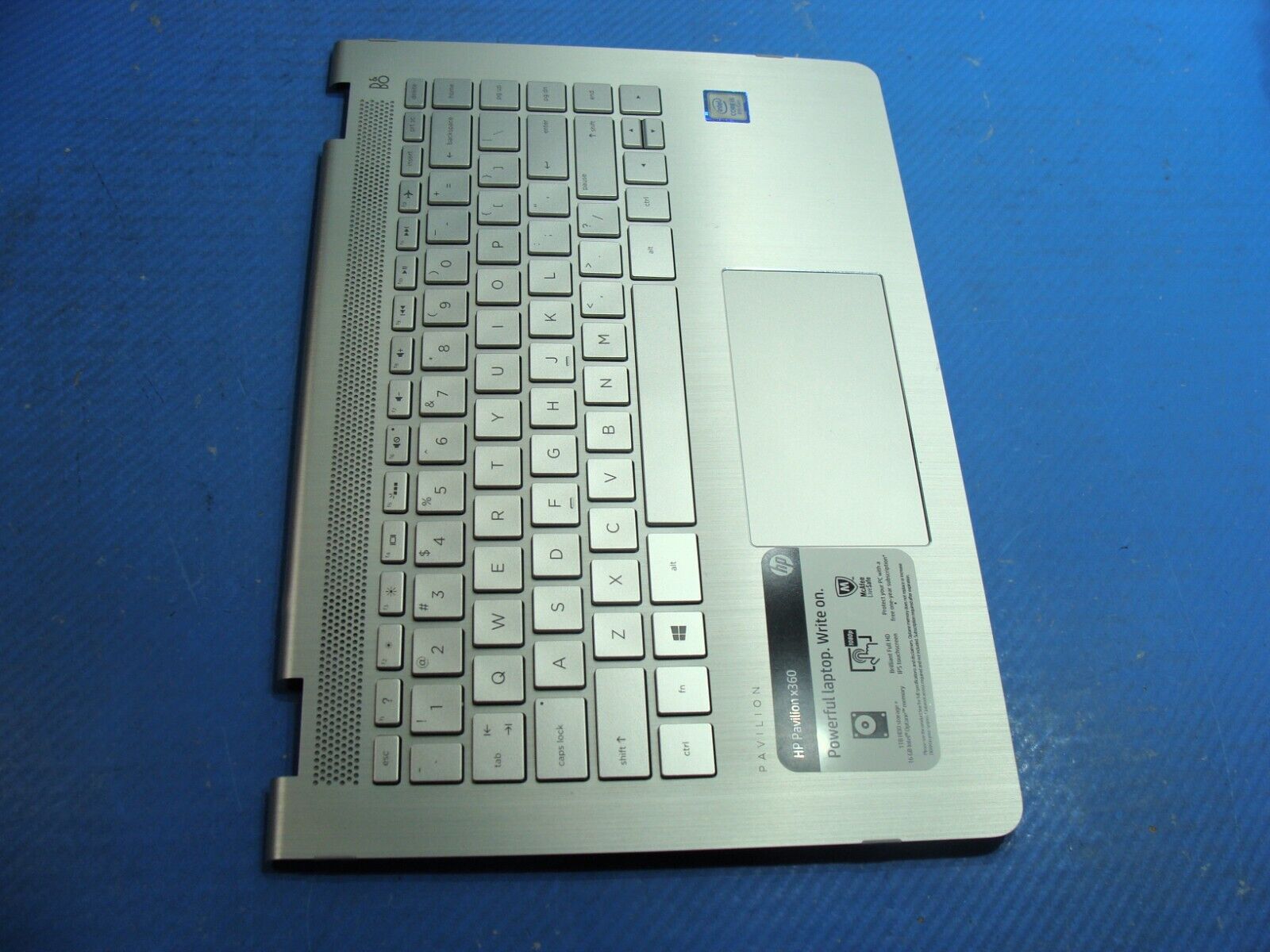 HP Pavilion x360 14-ba253cl Palmrest w/BL Keyboard TouchPad 4600BZ0C0002 Grade A
