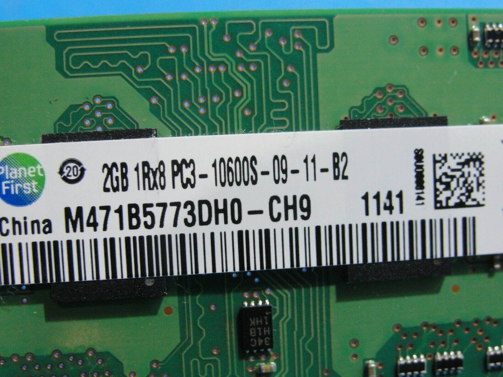 MacBook Pro A1278 Samsung 2GB SO-DIMM PC3-10600S Memory RAM M471B5773DH0-CH9 - Tested Computer Laptop Parts