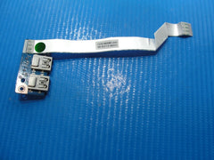 HP 15-g013cl 15.6" Genuine Laptop Dual USB Port Board w/Cable LS-A993P