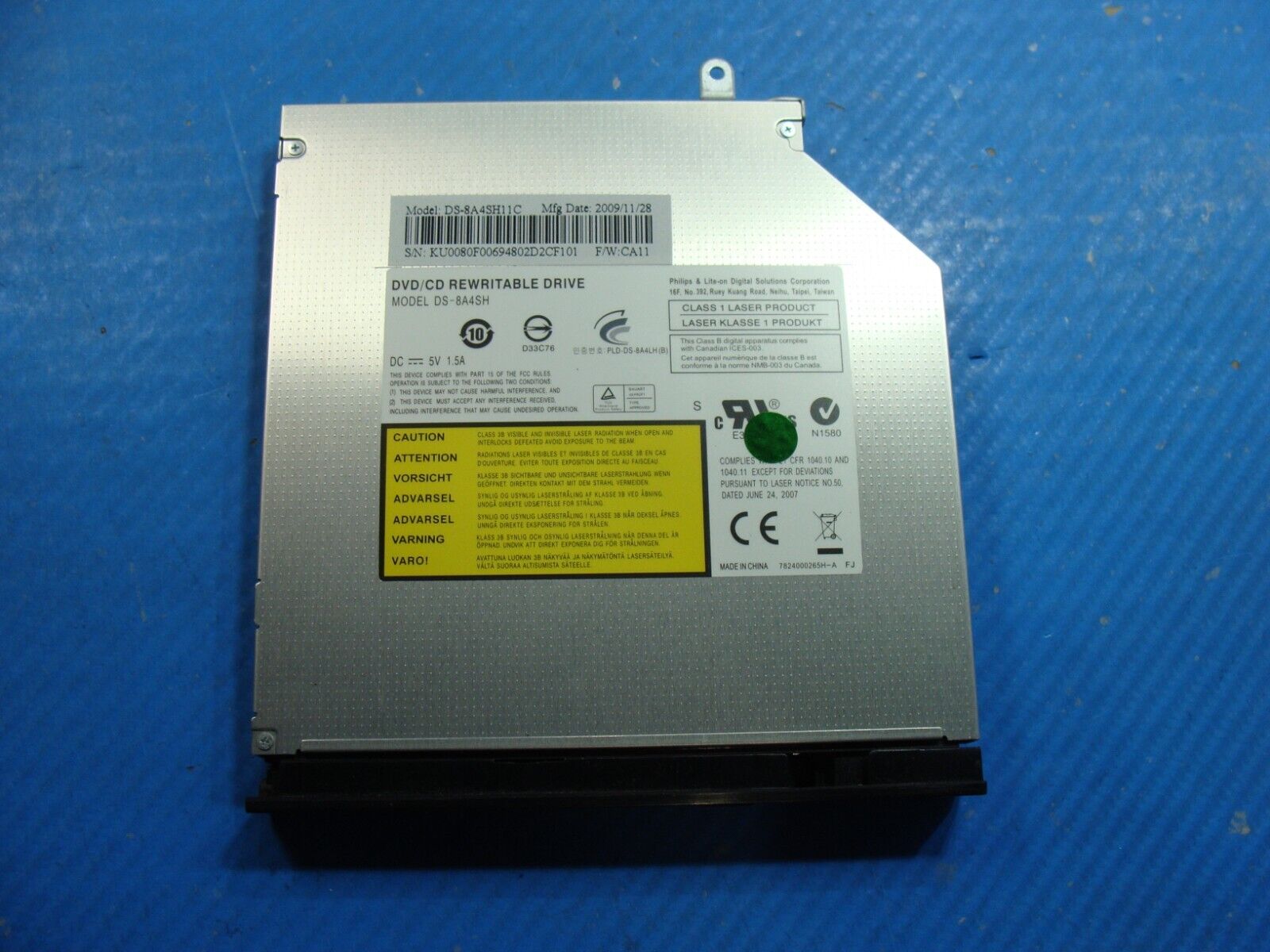 Acer Aspire 15.6 5740-5255 OEM DVD/CD Rewritable Drive DS-8A4SH11C KU0080F006