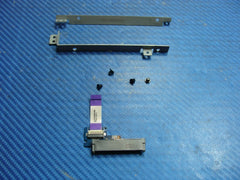 HP 15-af113cl 15.6" Genuine HDD Hard Drive Caddy w/Connector Screws LS-C703P HP