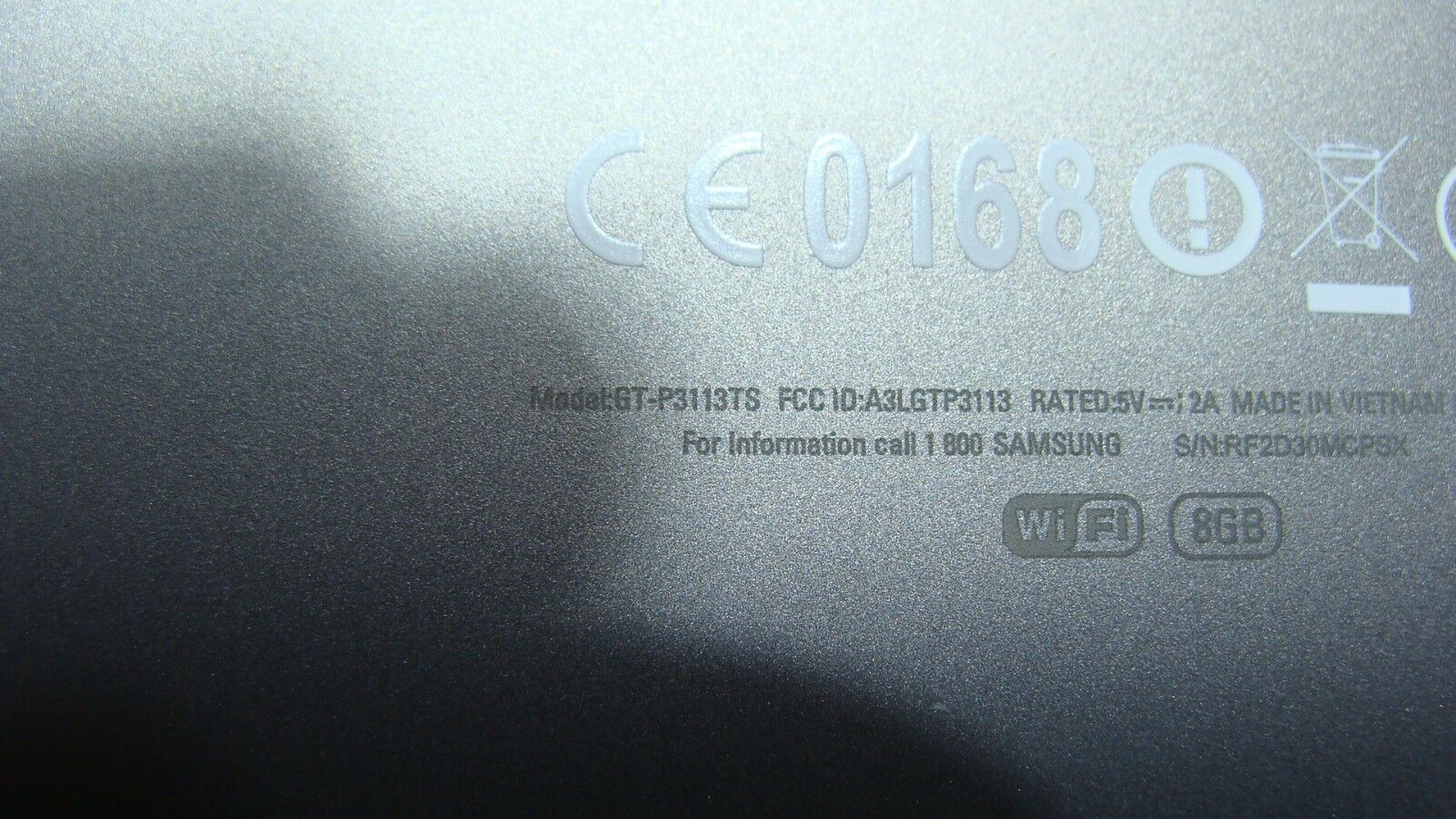 Samsung Galaxy Tab 2 GT-P3113TS 7