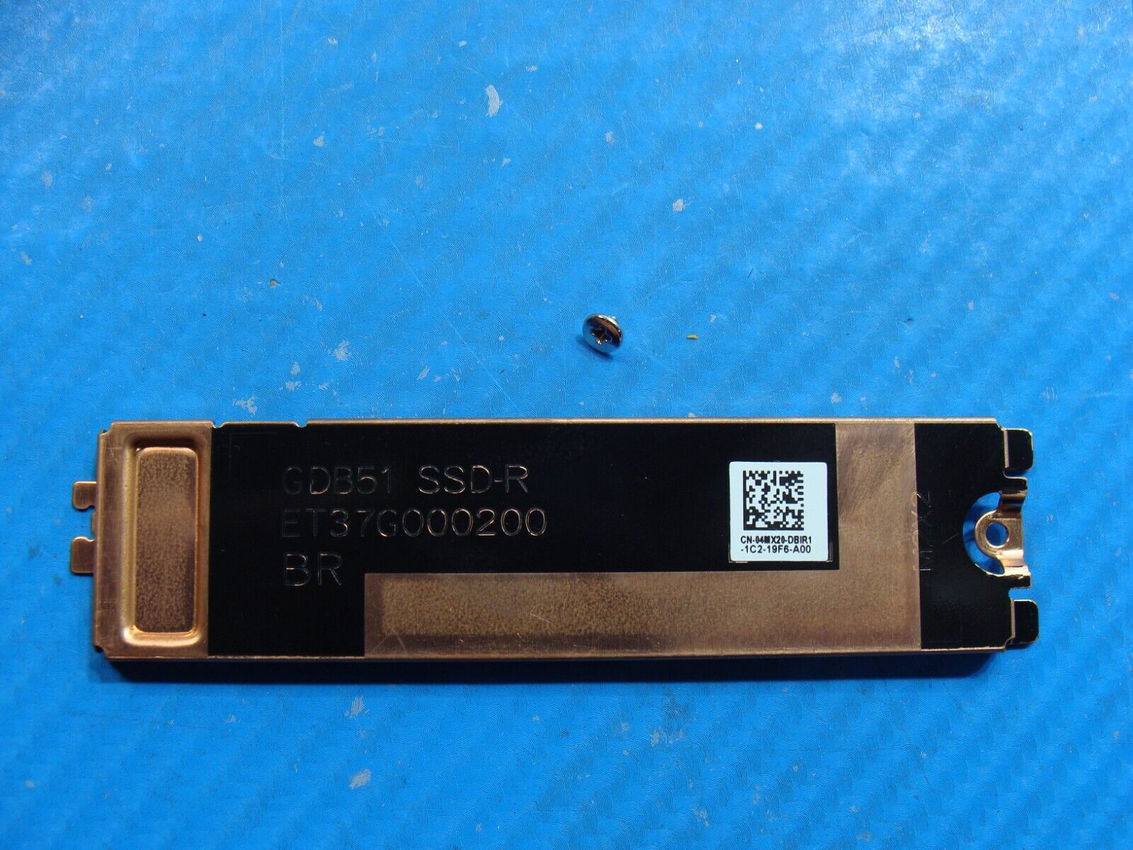 Dell Precision 15.6 5560 M.2 SSD Right Thermal Bracket w/Screw 4MX20 ET37G000200
