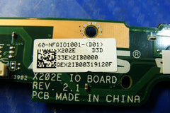 Asus X202E-DA31T 11.6" Genuine Audio USB VGA SD Card Reader Board 60-NFQIO1001 ASUS