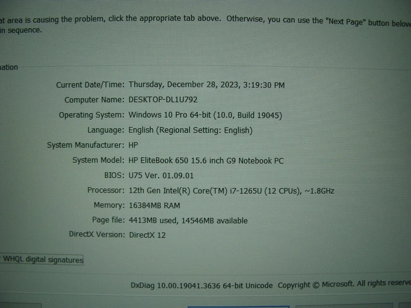 OB 3 YeaR WRTY HP EliteBook 650 G9 Intel i7-1265U 1.8GHz 16GB RAM 512GB SSD
