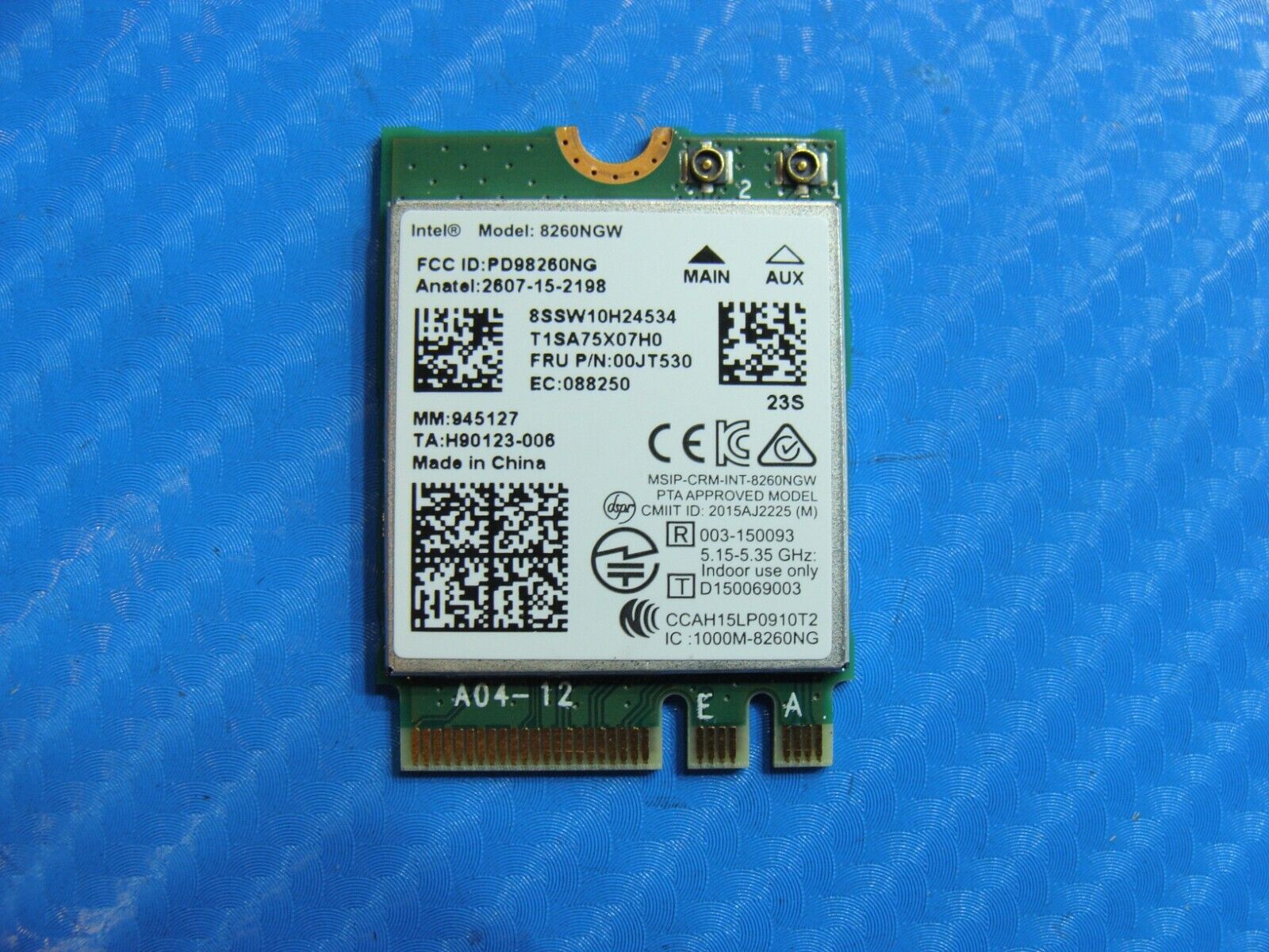 Lenovo ThinkPad 14” X1 Carbon Genuine Laptop Wireless WiFi Card 00JT530 8260NGW