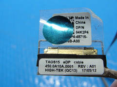 Dell Latitude 3580 15.6" Genuine LCD Video Cable w/WebCam 4K2P4 450.0A10A.0001