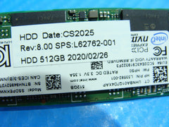 HP 840 G6 Intel 512GB NVMe M.2 SSD Solid State Drive SSDPEKNW512G8H L62762-001