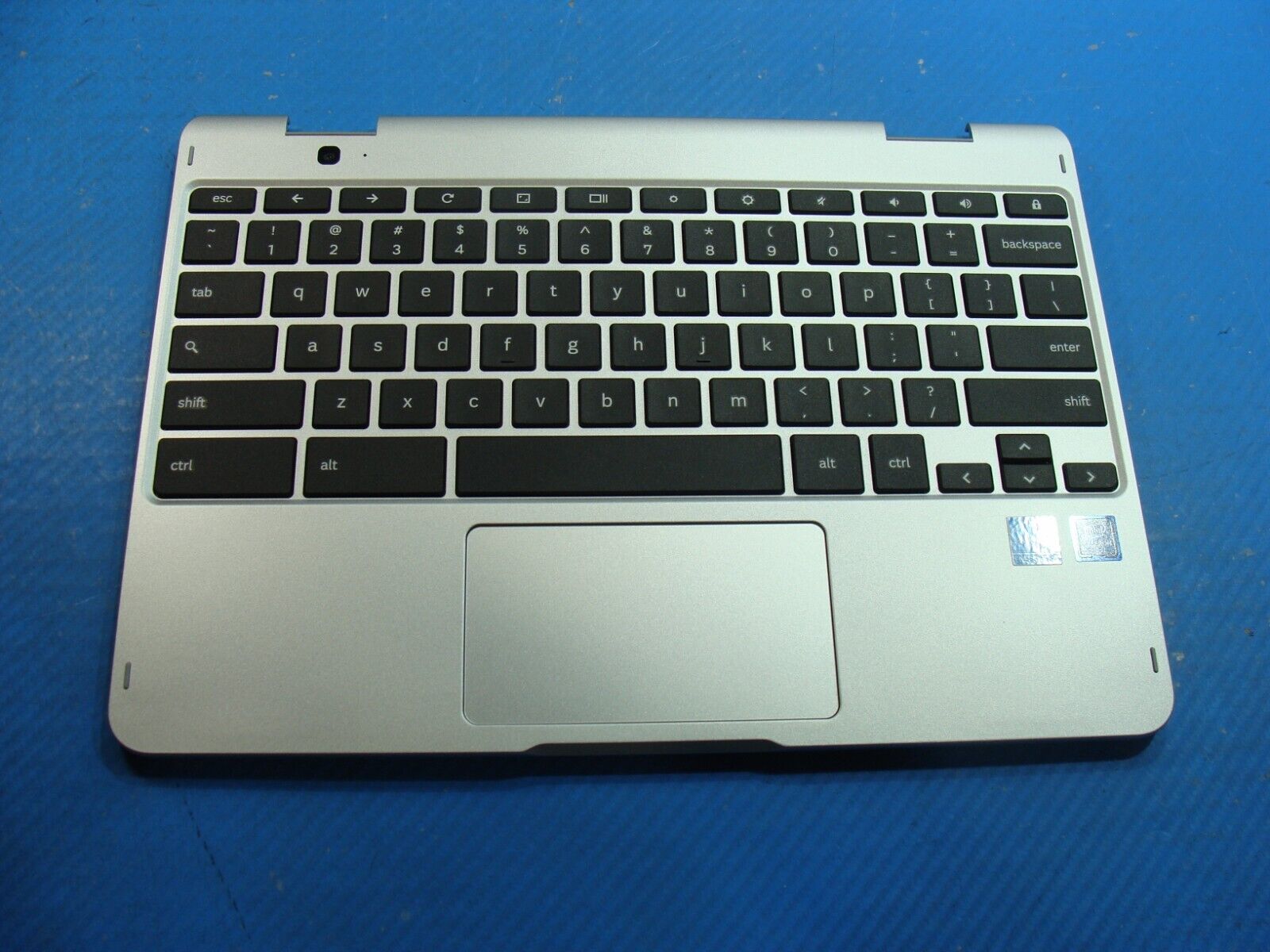 Samsung Chromebook XE520QAB-K04US Palmrest w/TouchPad Keyboard BA98-01635A 
