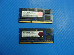 Sony VPCEB23FM Elpida 4GB (2x2GB) PC3-8500S SO-DIMM Memory RAM EBJ21UE8BDS0-AE-F - Tested Computer Laptop Parts