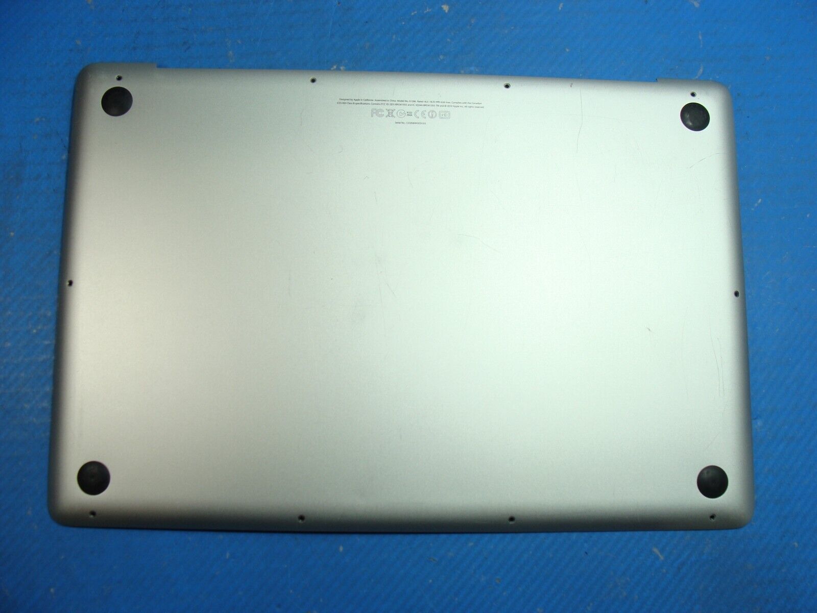 MacBook Pro A1286 15 Mid 2012 MD103LL/A Bottom Case Silver 923-0083