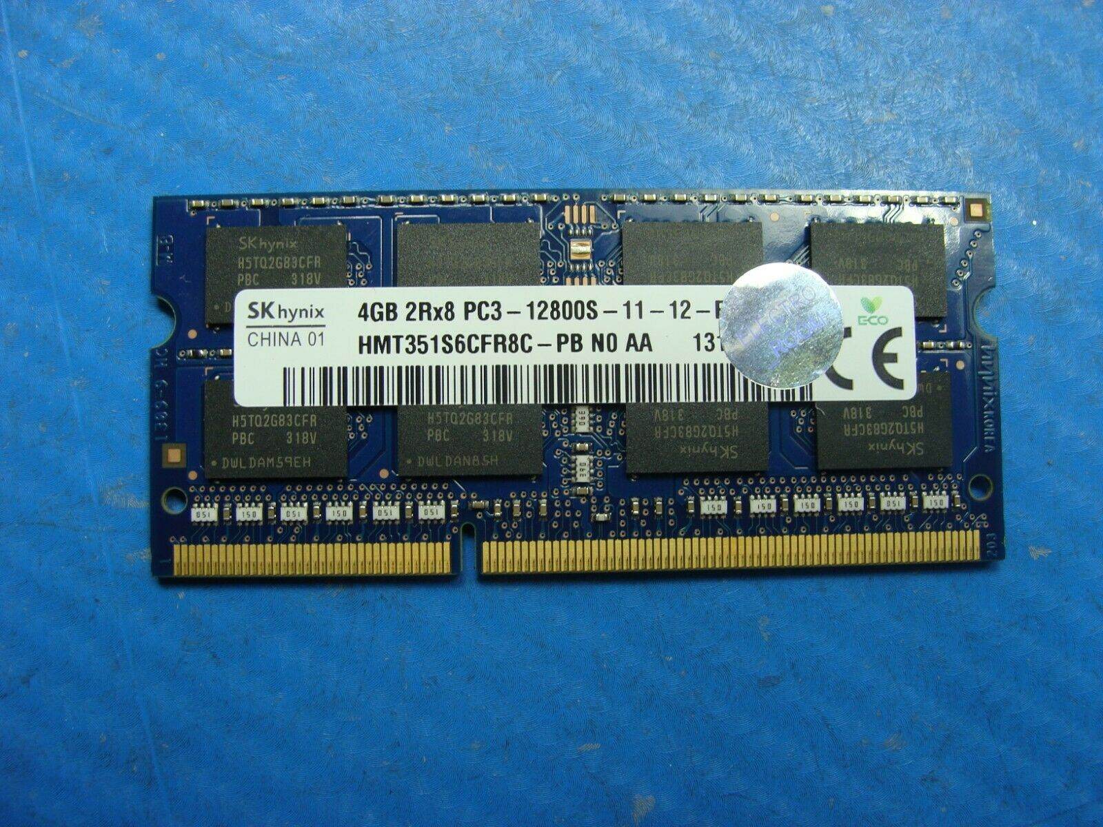 MacBook A1278 SO-DIMM SK Hynix 4GB Memory PC3-12800S-11-12-F3 HMT351S6CFR8C-PB - Tested Computer Laptop Parts