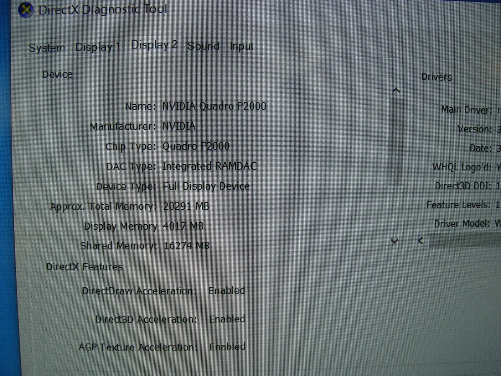 Dell Precision 7530 Intel i5-8400H 2.5GHz 32GB 512GB SSD Quadro P2000 +Charger