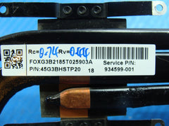 HP Omen 17-an120nr 17.3 CPU Cooling Hetsink 934599-001