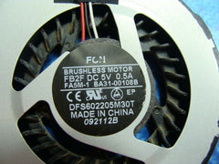 Samsung NP300E5C-A06US 15.6" Genuine CPU Cooling Fan BA31-00108B ER* - Laptop Parts - Buy Authentic Computer Parts - Top Seller Ebay