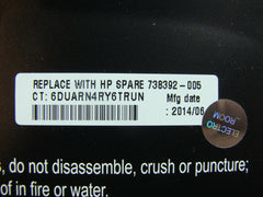 HP Chromebook 14-q010nr 14" OEM Battery 7.5V 51Wh 6750mAh A2304XL 738392-005 ER* - Laptop Parts - Buy Authentic Computer Parts - Top Seller Ebay