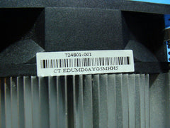 HP ProDesk 400 G1 MT Genuine Desktop CPU Cooling Fan w/ Heatsink 724801-001 - Tested Computer Laptop Parts