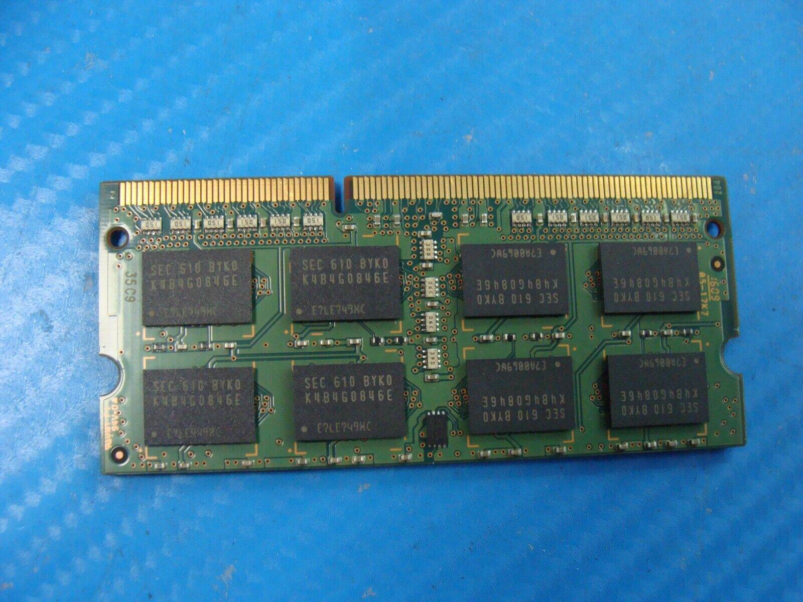 Dell 5759 Samsung 8GB 2Rx8 PC3L-12800S Memory RAM SO-DIMM M471B1G73EB0-YK0 - Tested Computer Laptop Parts