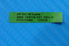 HP 15-ay103dx 15.6 Genuine Laptop DC IN Power Jack w/Cable 799736-F57