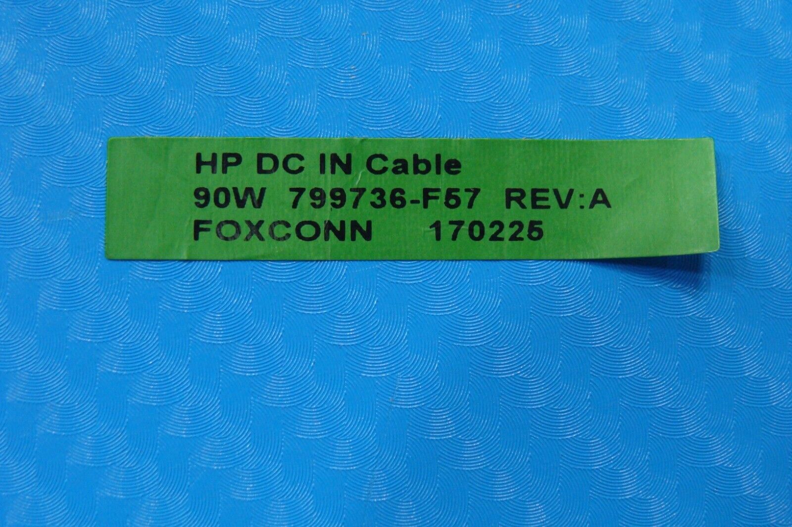 HP 15-ay103dx 15.6 Genuine Laptop DC IN Power Jack w/Cable 799736-F57
