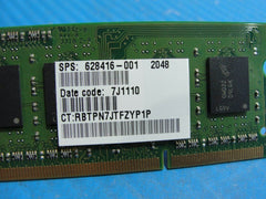 HP 8440p Micron SO-DIMM RAM Memory 2GB PC3-10600S MT8JSF25664HZ-1G4D1 - Tested Computer Laptop Parts