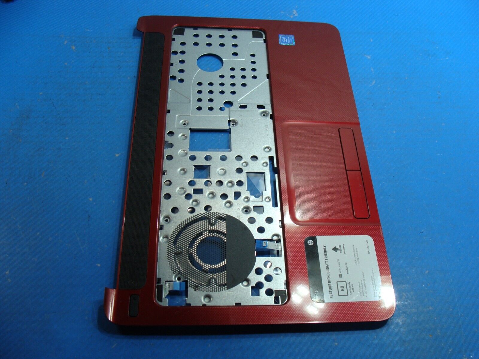 HP 15-f272wm 15.6 Palmrest w/Touchpad Red 34U96TP403