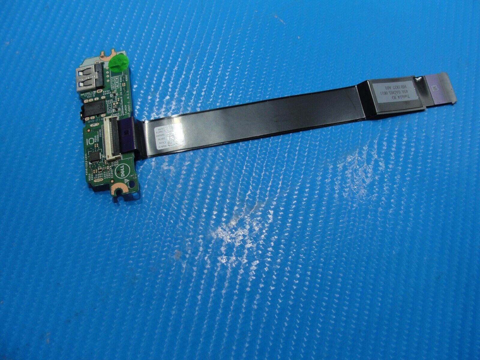 Dell Inspiron 14” 3473 Genuine Laptop USB SD Board Audio w/Cable K9HNH - Tested Computer Laptop Parts