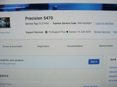 OB 2YR WRTY 14" Dell Precision 5470 i7-12800H 4.8GHz 32GB 1TB SSD RTX A1000 GPU