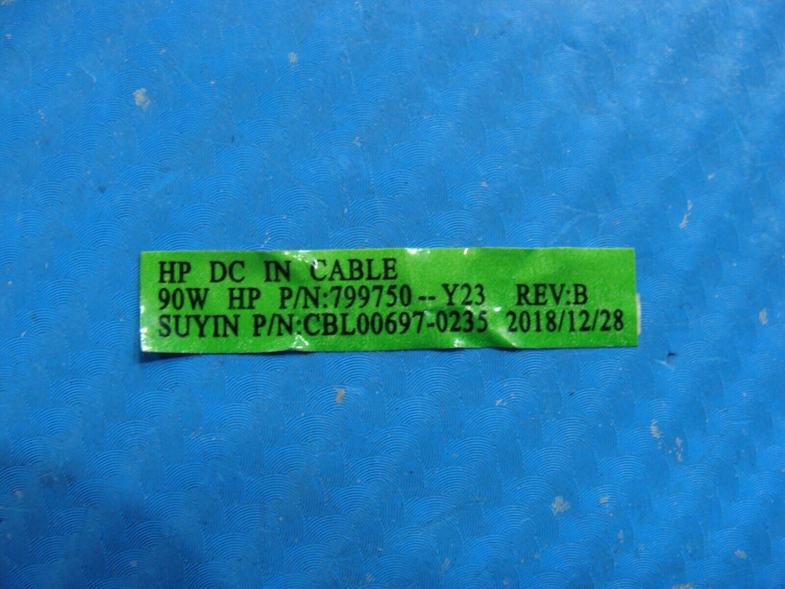 HP 15-dw0037wm 15.6 DC IN Power Jack w/Cable 799750-Y23