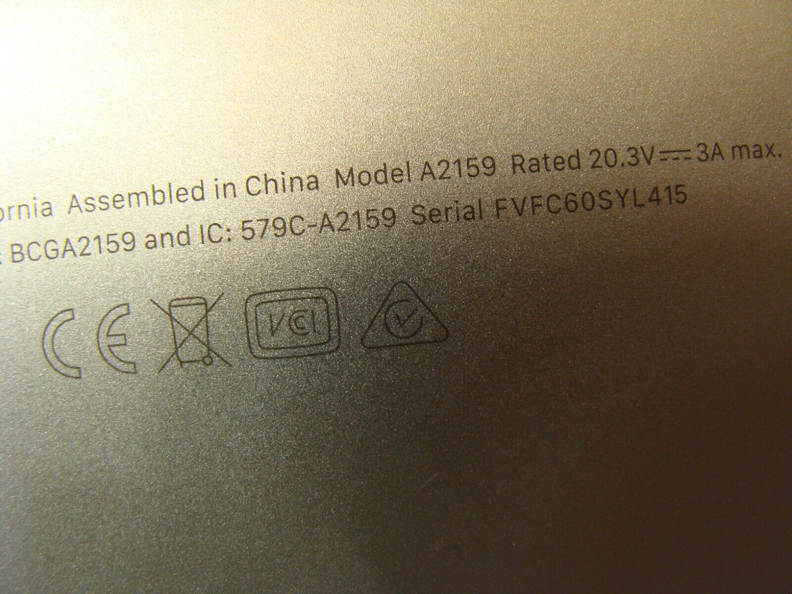 MacBook Pro A2159 13