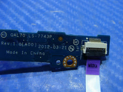 Dell Latitude E6430s 14" Genuine Triple Button Board w/Ribbon LS-7743P 38T7V Dell