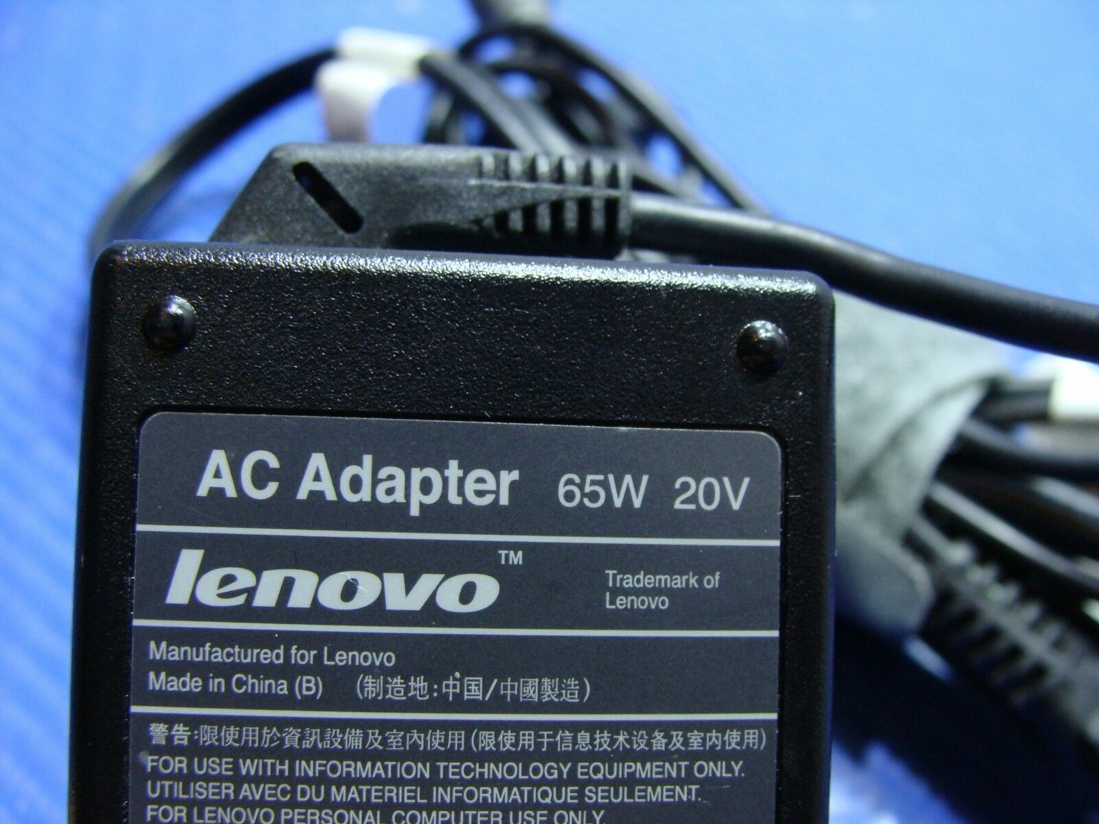 Genuine LENOVO Charger AC Adapter Power Supply PA-1650-17I 20V 3.25A 65W - Laptop Parts - Buy Authentic Computer Parts - Top Seller Ebay