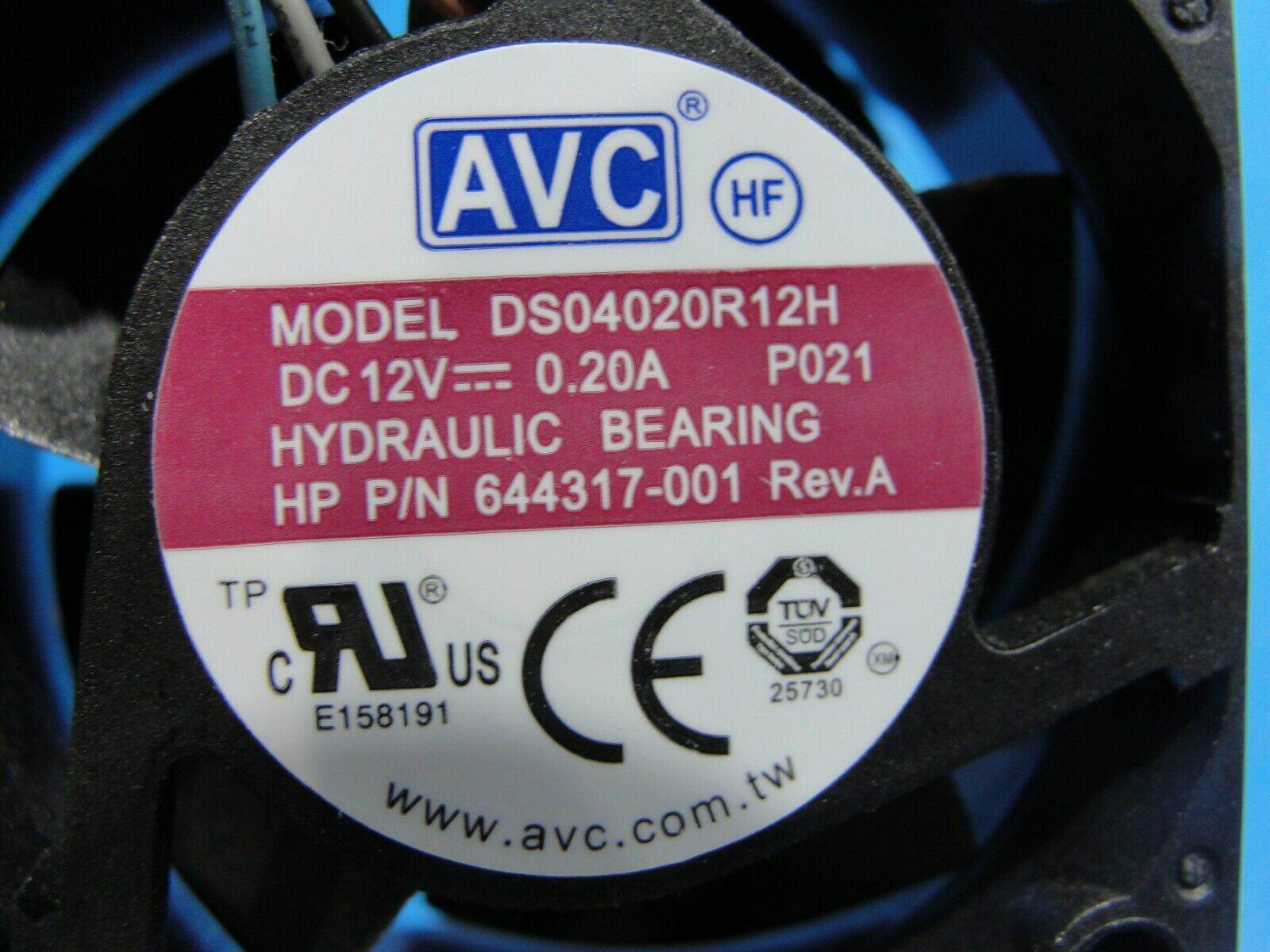 HP Z620 Workstation Genuine Desktop Cooling Fans DS06025B12H 644317-001 - Tested Computer Laptop Parts