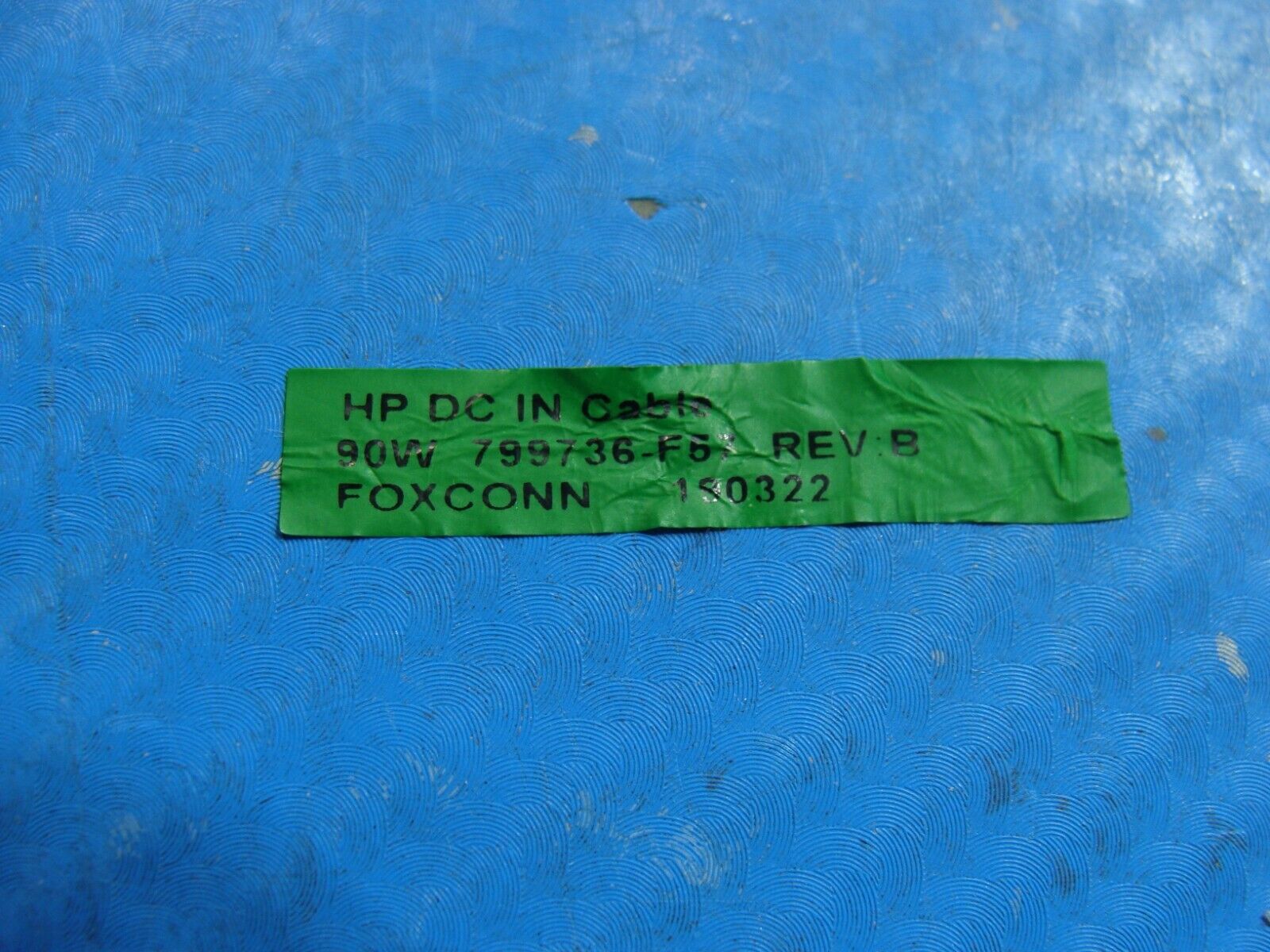 HP 15-da000 15.6 Genuine DC IN Power Jack w/Cable 799736-F57